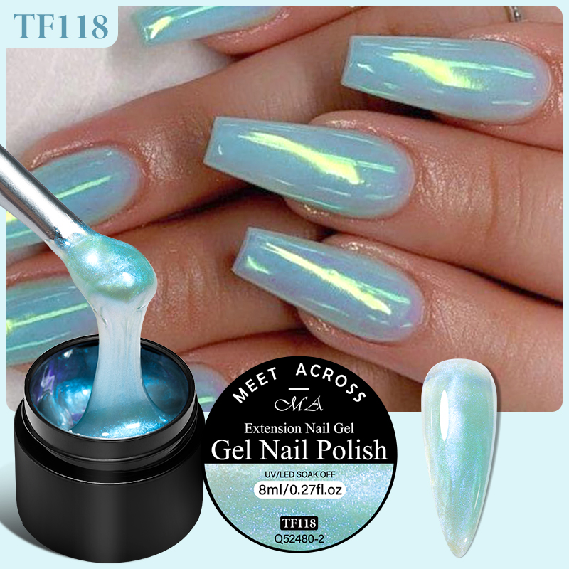 Nail Art Violet - MEET ACROSS 8 ml Aurora Extension