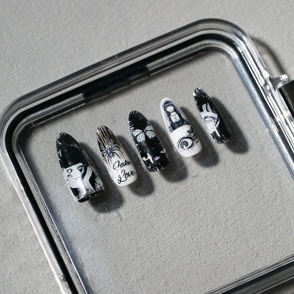 1 Stück/Großhandel Gothic Schw – Nail Art Gothic Bewertung und Preis