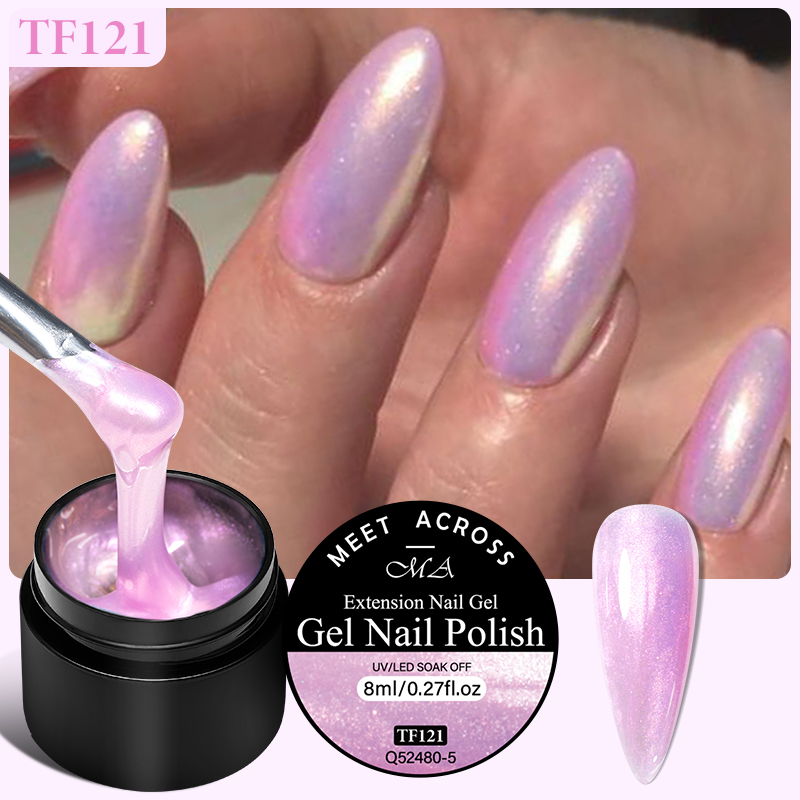 MEET ACROSS 8 ml Aurora Extens – Nail Art Violet Bewertung und Preis