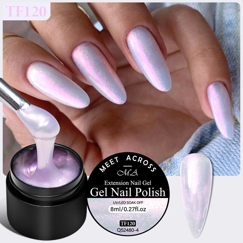 MEET ACROSS 8 ml Aurora Extens – Nail Art Violet Bewertung und Preis