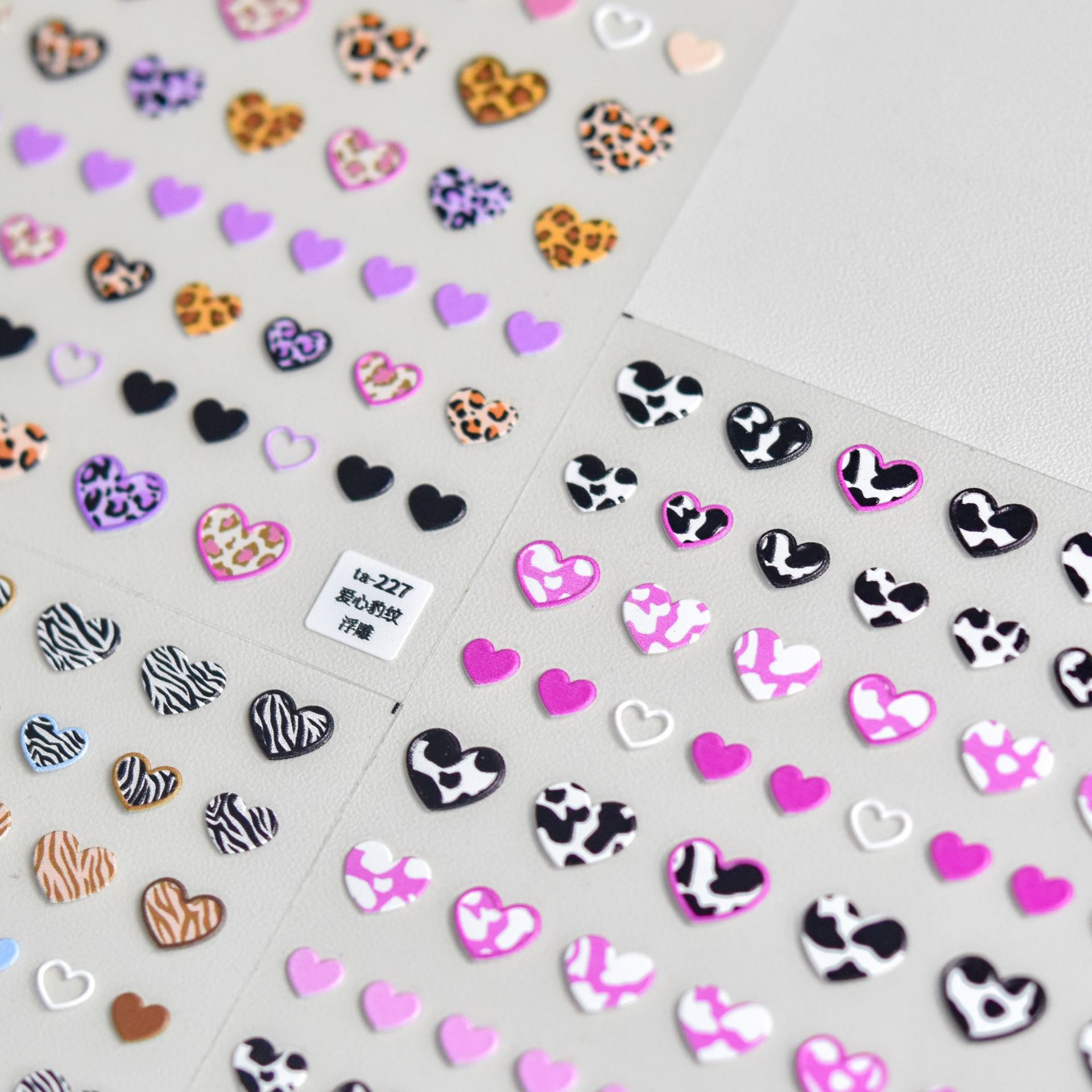 Tier gemusterte Liebe Herz Nag – Nail Art Zebra Design Bewertung und Preis