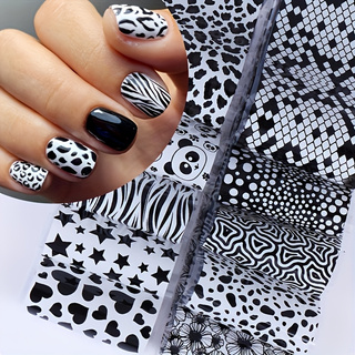 10 Stück Nageltransferfolien m – Nail Art Zebra Design Bewertung und Preis