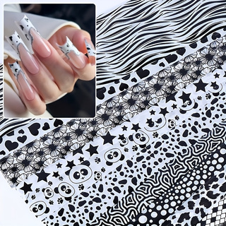 10 Stück Nageltransferfolien m – Nail Art Zebra Design Bewertung und Preis