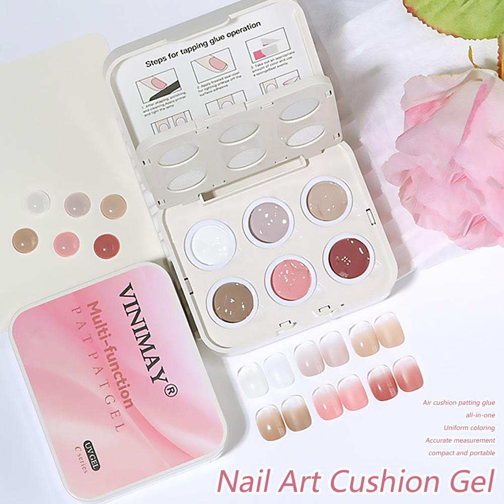 6 Farben Rosa Pat Painting Gel – Nail Art Gothic Bewertung und Preis