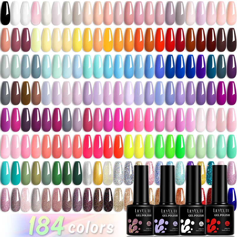 LILYCUTE 184 Farben 7 ml Gel-N – Nail Art Violet Bewertung und Preis