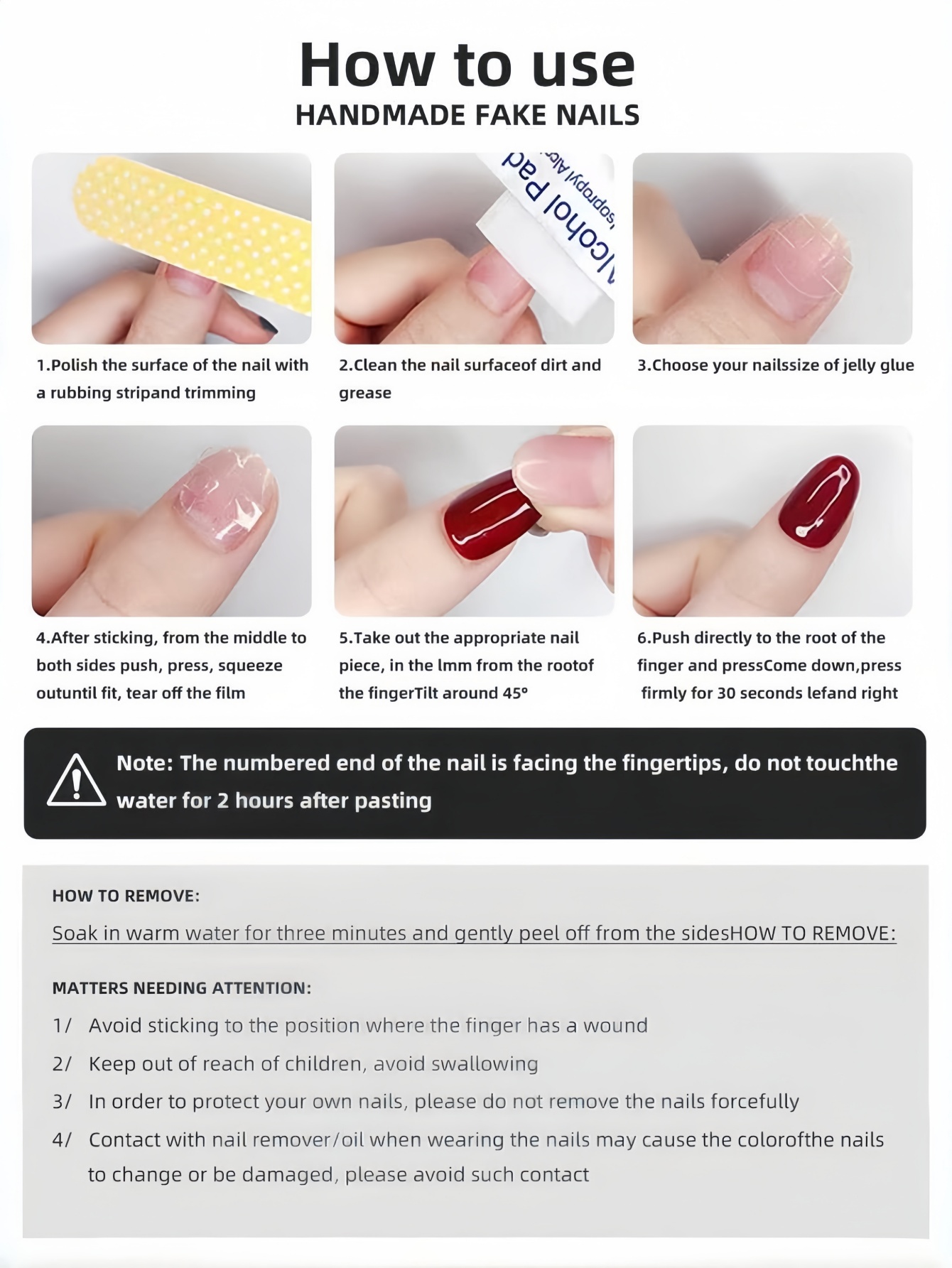 10 mandelförmige Nägel, schwar – Nail Art Gothic Bewertung und Preis