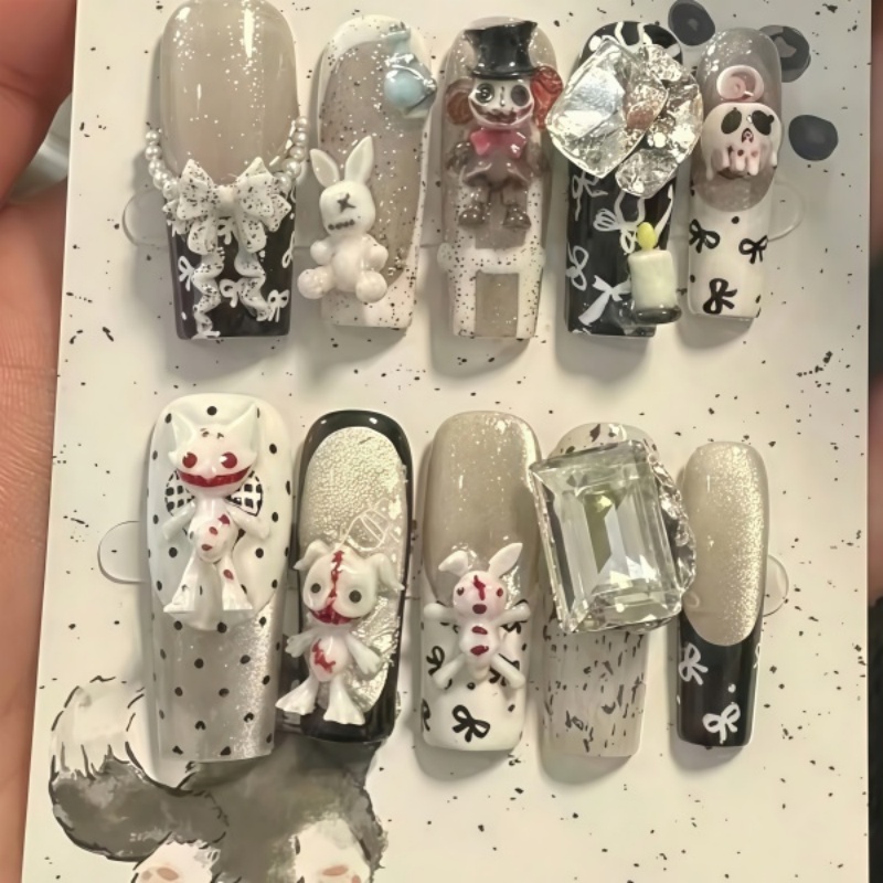 Dunkle Fantasy Halloween Nagel – Nail Art Gothic Bewertung und Preis