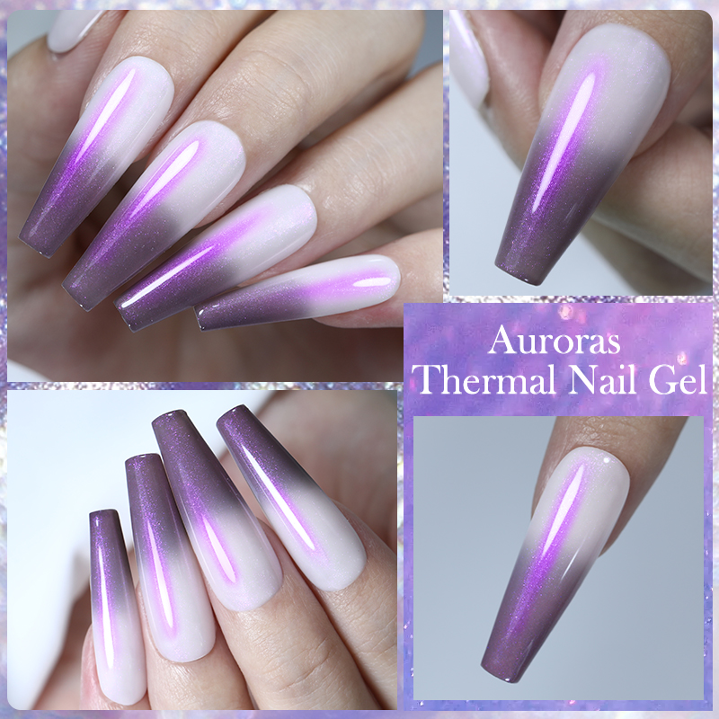 LILYCUTE 7ML Auroras Thermal G – Nail Art Violet Bewertung und Preis