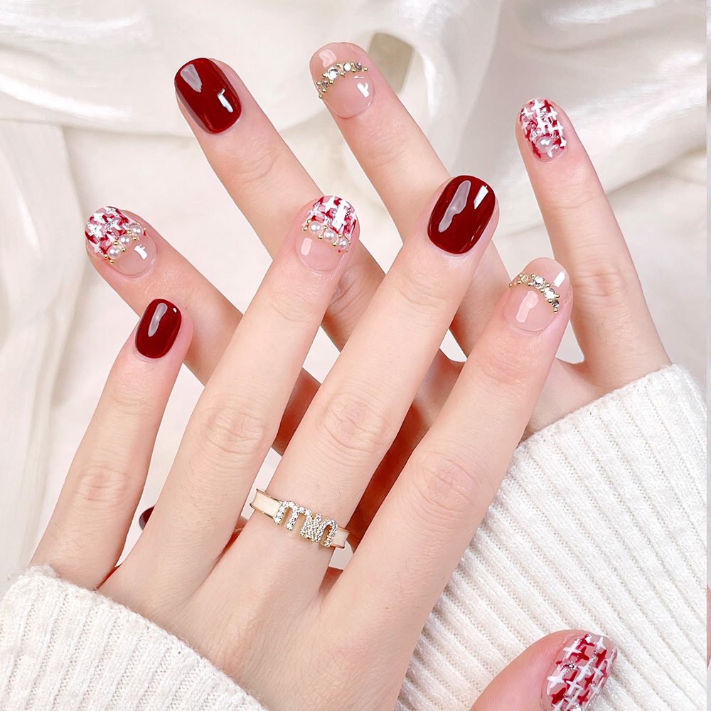 10 Stück Kurze Quadratische Ru – Nail Art Red Bewertung und Preis